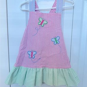 Florence Eiseman Reversible Seersucker Dress Size 2T